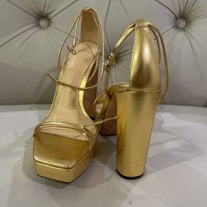 Alexandre Birman Lenny 130 leather platform sandals